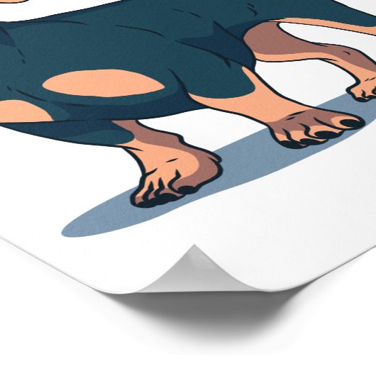 ダシュント犬 ポスター (角)