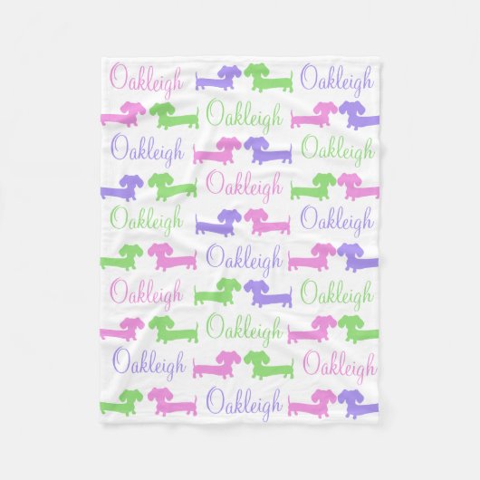 ダシュント男女兼用子供部屋毛布 フリースブランケット (正面)