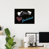 ダシュント目の無地の色 ポスター (ホームオフィス)