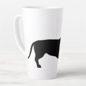 ダシュント短毛 – シルエット1 カフェラテマグ (左アングル)