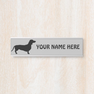 ダシュント短毛 – シルエット1 サインプレート