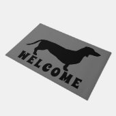 ダシュント短毛 – シルエット1 ドアマット (アングル)