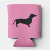 ダシュント短毛 – シルエット1 缶クーラー (裏面)