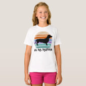 ダシュント短毛 – シルエット1 Tシャツ (正面フル)