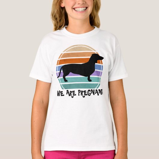 ダシュント短毛 – シルエット1 Tシャツ (正面)