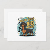 ダシュント短脚ビッグビベス インビテーションポストカード (正面/裏面)