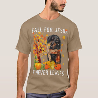 ダシュント秋秋イエズス彼は決して葉 Tシャツ