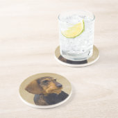 ダシュント絵画オリジナルドッグアート コースター (側面)