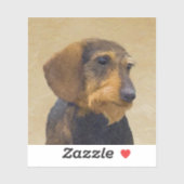 ダシュント絵画オリジナルドッグアート シール (シート)