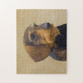ダシュント絵画オリジナルドッグアート ジグソーパズル (縦)