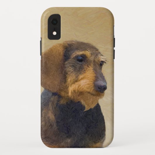 ダシュント絵画オリジナルドッグアート Case-Mate iPhoneケース (裏面)