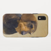 ダシュント絵画オリジナルドッグアート Case-Mate iPhoneケース (裏面(横))