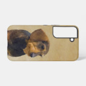 ダシュント絵画オリジナルドッグアート SAMSUNG GALAXYケース (裏面横)