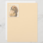 ダシュント絵画（長髪） - Dog Artオリジナル (正面/裏面)