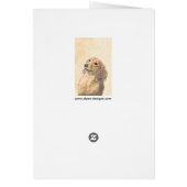 ダシュント絵画（長髪） - Dog Artオリジナル (裏面)