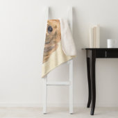 ダシュント絵画(長髪) - Dog Artオリジナル シェルパブランケット (インサイチュ)