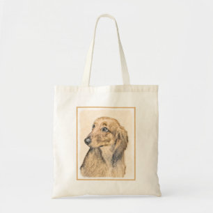 ダシュント絵画(長髪) - Dog Artオリジナル トートバッグ
