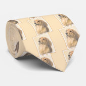 ダシュント絵画(長髪) - Dog Artオリジナル ネクタイ (ロール)