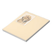 ダシュント絵画（長髪） - Dog Artオリジナル ノートパッド (回転)