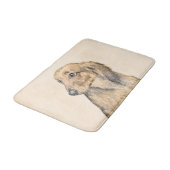 ダシュント絵画(長髪) - Dog Artオリジナル バスマット (アングル)