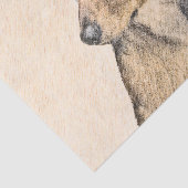 ダシュント絵画（長髪） - Dog Artオリジナル 薄葉紙 (詳細)