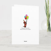 ダシュント誕生日風船 カード (裏面)