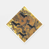 ダシュント金ゴールド スタンダードランチョンナプキン (角)