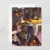 ダシュント鏡ヴィンテージアートギフトを探して ポストカード (正面/裏面)