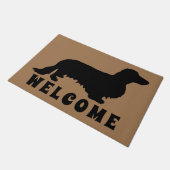 ダシュント長髪 – シルエット1 ドアマット (アングル)