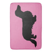 ダシュント長髪 – シルエット1 バスマット (正面縦)