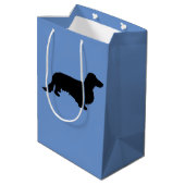 ダシュント長髪 – シルエット1 ミディアムペーパーバッグ (裏面アングル)