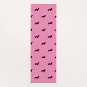 ダシュント長髪 – シルエット1 ヨガマット (裏面)