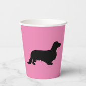 ダシュント長髪 – シルエット1 紙コップ (裏面)