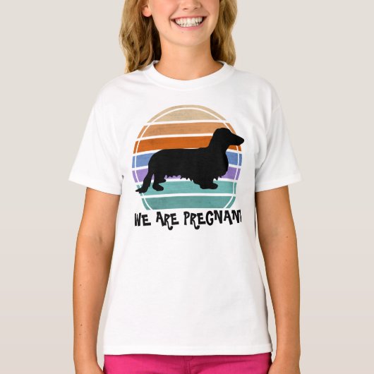 ダシュント長髪 – シルエット1 Tシャツ (正面)