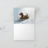 ダシュント雪の冬 カード (内部)