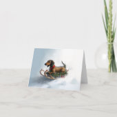 ダシュント雪の冬 カード (正面)