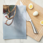 ダシュント雪の冬 キッチンタオル (四つ折り)