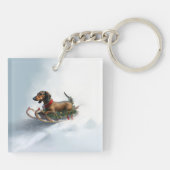 ダシュント雪の冬 キーホルダー (裏面)