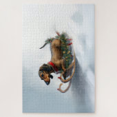 ダシュント雪の冬 ジグソーパズル (縦)