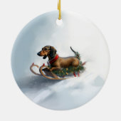 ダシュント雪の冬 セラミックオーナメント (裏面)