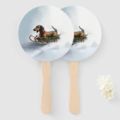 ダシュント雪の冬 ハンドファン (正面&裏面)