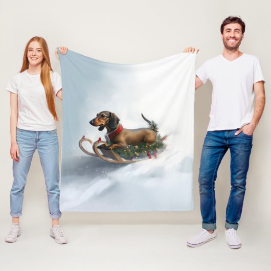 ダシュント雪の冬 フリースブランケット (インサイチュ)