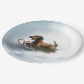 ダシュント雪の冬 ペーパープレート (アングル)