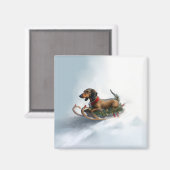 ダシュント雪の冬 マグネット (正面/裏面)