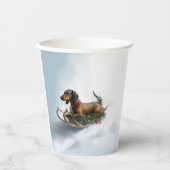 ダシュント雪の冬 紙コップ (正面)