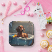 ダシュント風呂おもしろい ペーパープレート (パーティー)