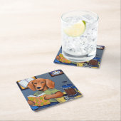 ダシュント飲みコーヒーコースター スクエアペーパーコースター (インサイチュ)