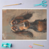 ダシュント魅力的ドッグのクーパーデコップページ 薄葉紙 (クラフト)