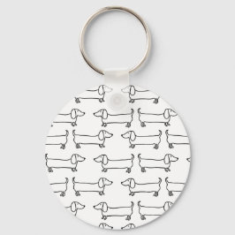 ダシュント黒白 キーホルダー