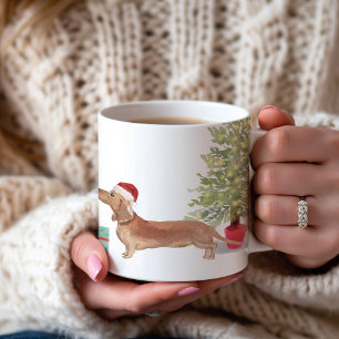 ダシュント1stクリスマパーソナライズされたス コーヒーマグカップ